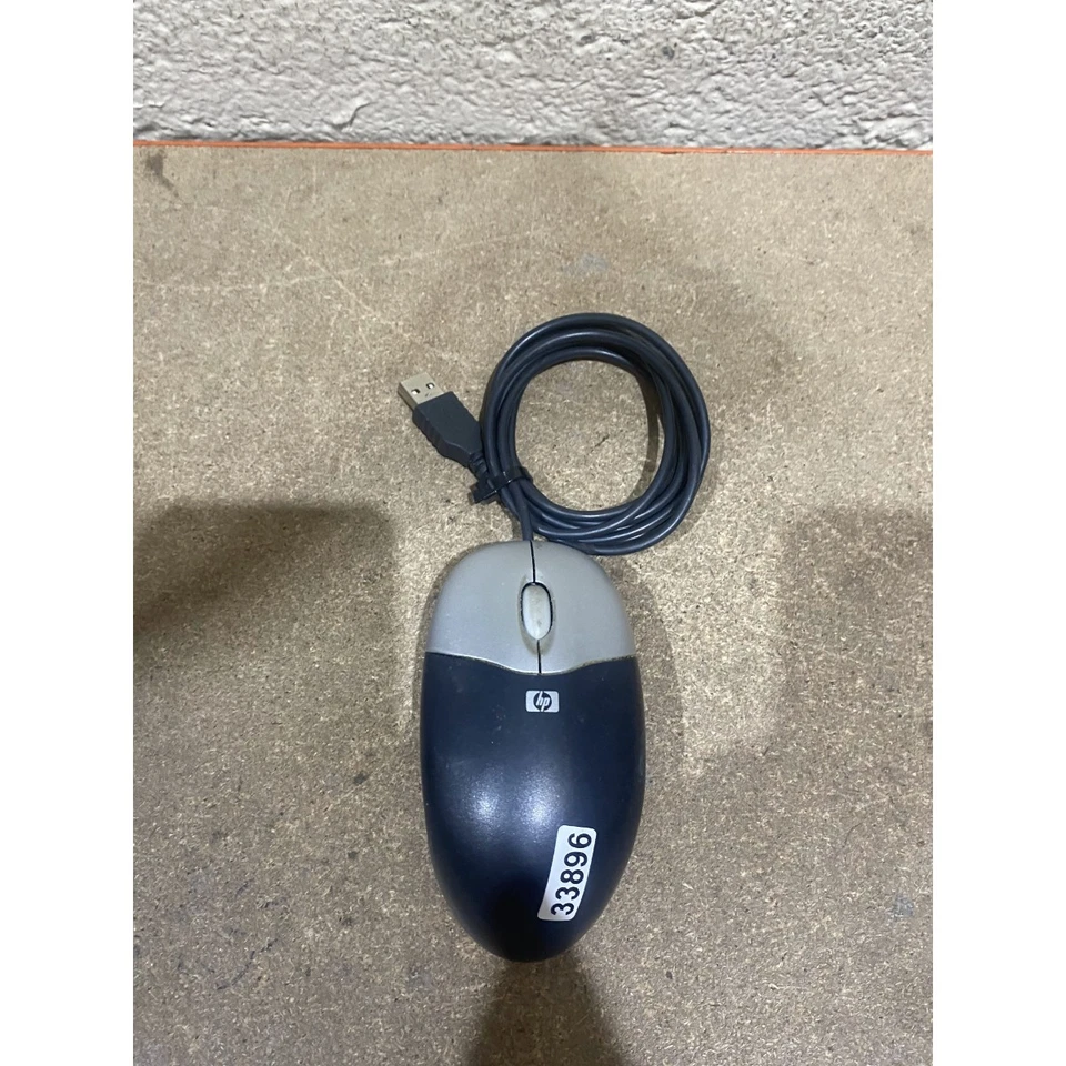 HP 265986-003 Optical Mouse Black USB Wired Scroll Wheel 2-Buttons for Desktop - Image 4 of 4