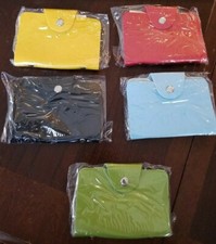 Faux Leather Pocket Business ID Credit Card Holder Case, Wallet, Gift. Lot of 5