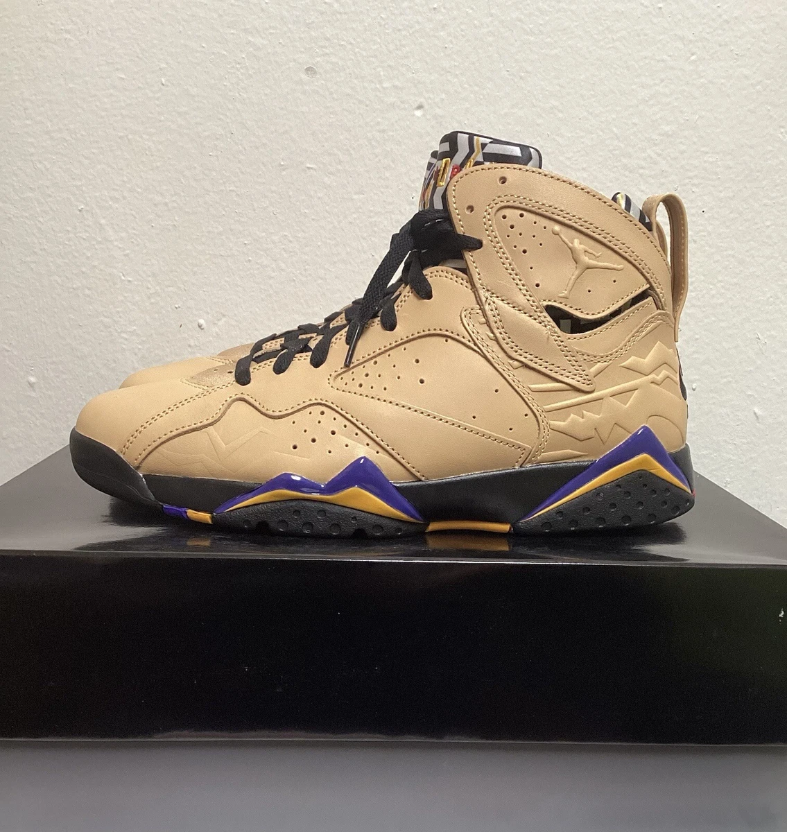 NIKE AIR JORDAN 7 RETRO SE ( TAN/BLACK-TAXI) SNEAKERS SHOES SIZE