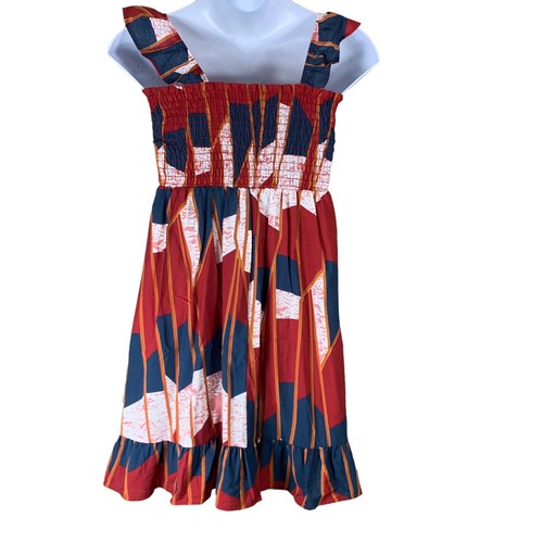 Ces Femme Größe S Kleid Gummizug Oberteil Ärmellos Kurz Knielang Mehrfarbig - Bild 2 von 4