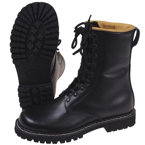 Bw Ejército Federal Petate Botas de Combate Cuero Completo 37-50 Militares Piel - Imagen 4 de 30