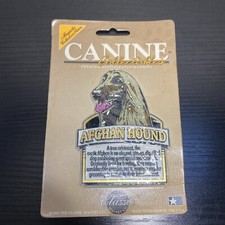 The Classic Magnet Co Canine Collectibles Afghan Hound 1998 Vintage New Sealed