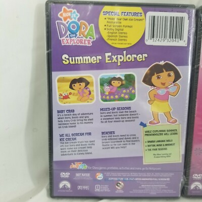 2 Dora the Explorer DVDs Summer Explorer 2007 & Dora and Friends