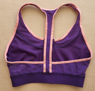 Sport Bra Front Zip Brooks FastForward Medium Impact Violet *M