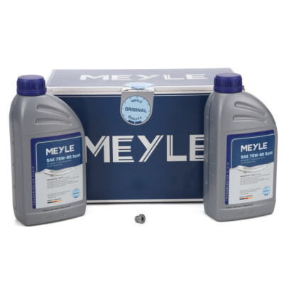 2L 2 Liter MEYLE Getriebeöl 75W80 Synt API GL-5 + Schraube für VAG DQ200