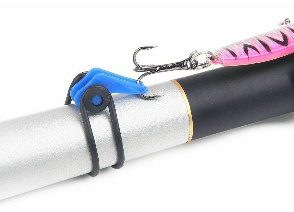10pcs Fishing Rod Pole Hook Keeper Lure Bait Safety Fishing Holder