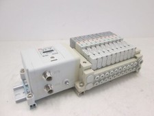 SMC, EX250, DeviceNet Interface Module Assy w/ 10 Valves, SV1200-5FVD, New
