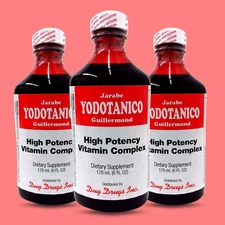 Yodotanico Vitamin Complex Syrup – High Potency Supplement, 6 fl oz (3-Pack)