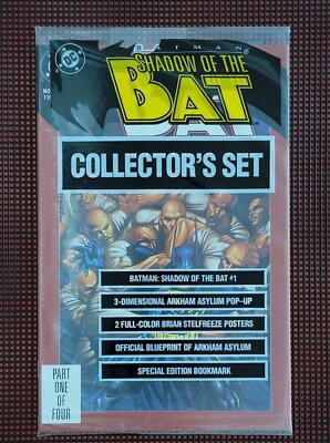 Batman Shadow of the Bat 1 KEY Deluxe Collector's Set Sealed In Bag With Extras