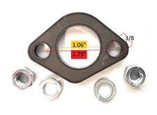  Exhaust Flange for: Predator 212cc, Honda GX160, GX200,  Predator Hemi..