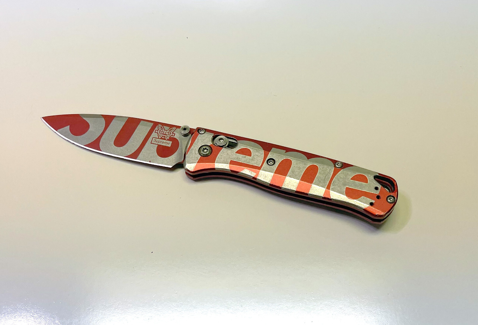 Supreme®/ Benchmade Bugout® 2022 Folding Knife * RED eBay