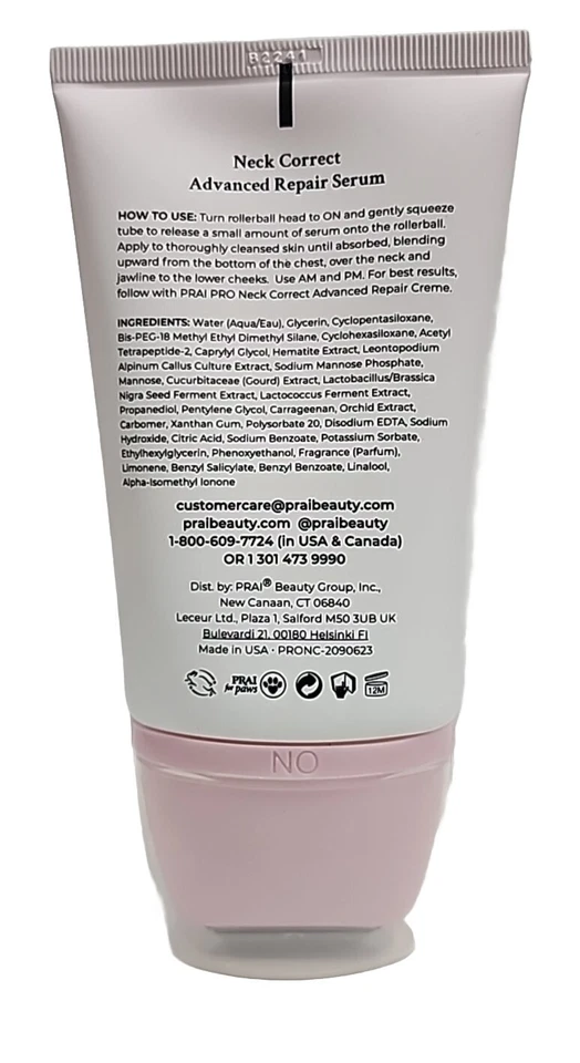 Suero reparador avanzado PRAI PRO Neck Correct 3 OZ Foto 2 de 3