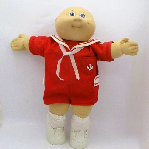 Vitg 1983 CPK Doll Coleco Red Sailor Outfit Shoes Blue Eyes HM3