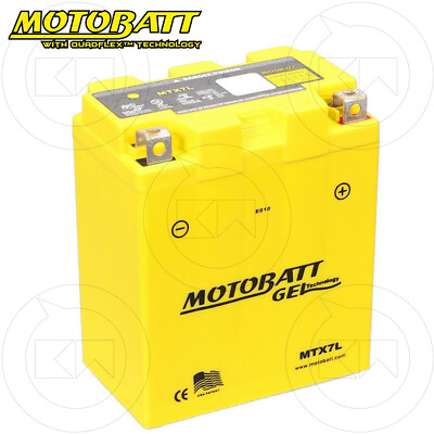 BATTERIE MOTOBATT MTX7L YTX7L-BS GEL 12V 7Ah APRILIA SR Compact GT 200 2021
