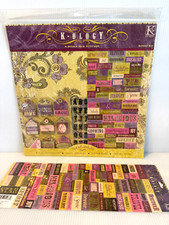 NEW K Company A Whole New Attitude Scrapbook Kit  6 Papers 4 Sticker Sheets