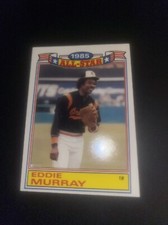 1986 Topps #2 Eddie Murray Baltimore Orioles Glossy All-Stars 1985