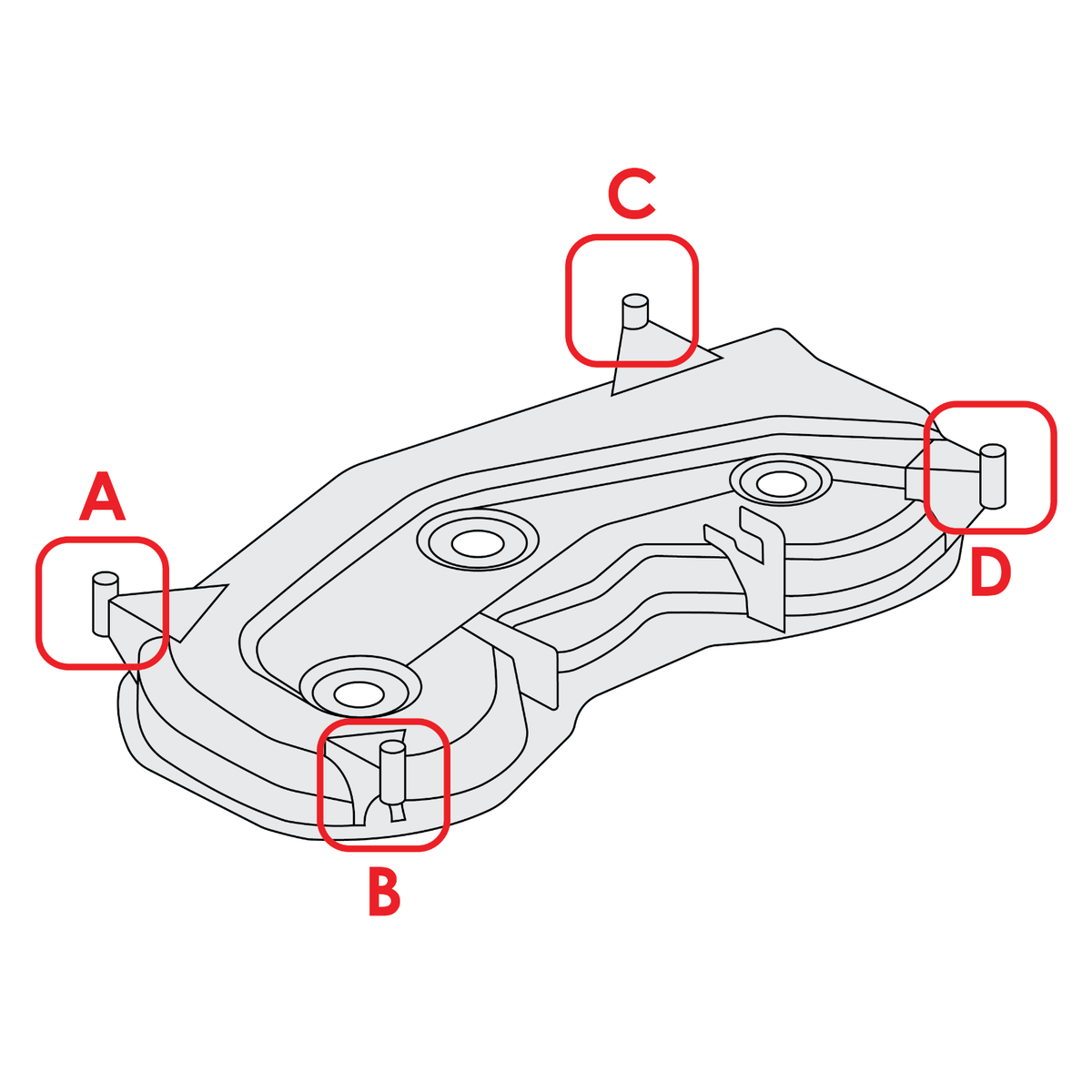 m0226　上部 KAWASAKI NINJA ZX-6R 1995 - 2016 COLLAR, BLACK COWLING LOWER