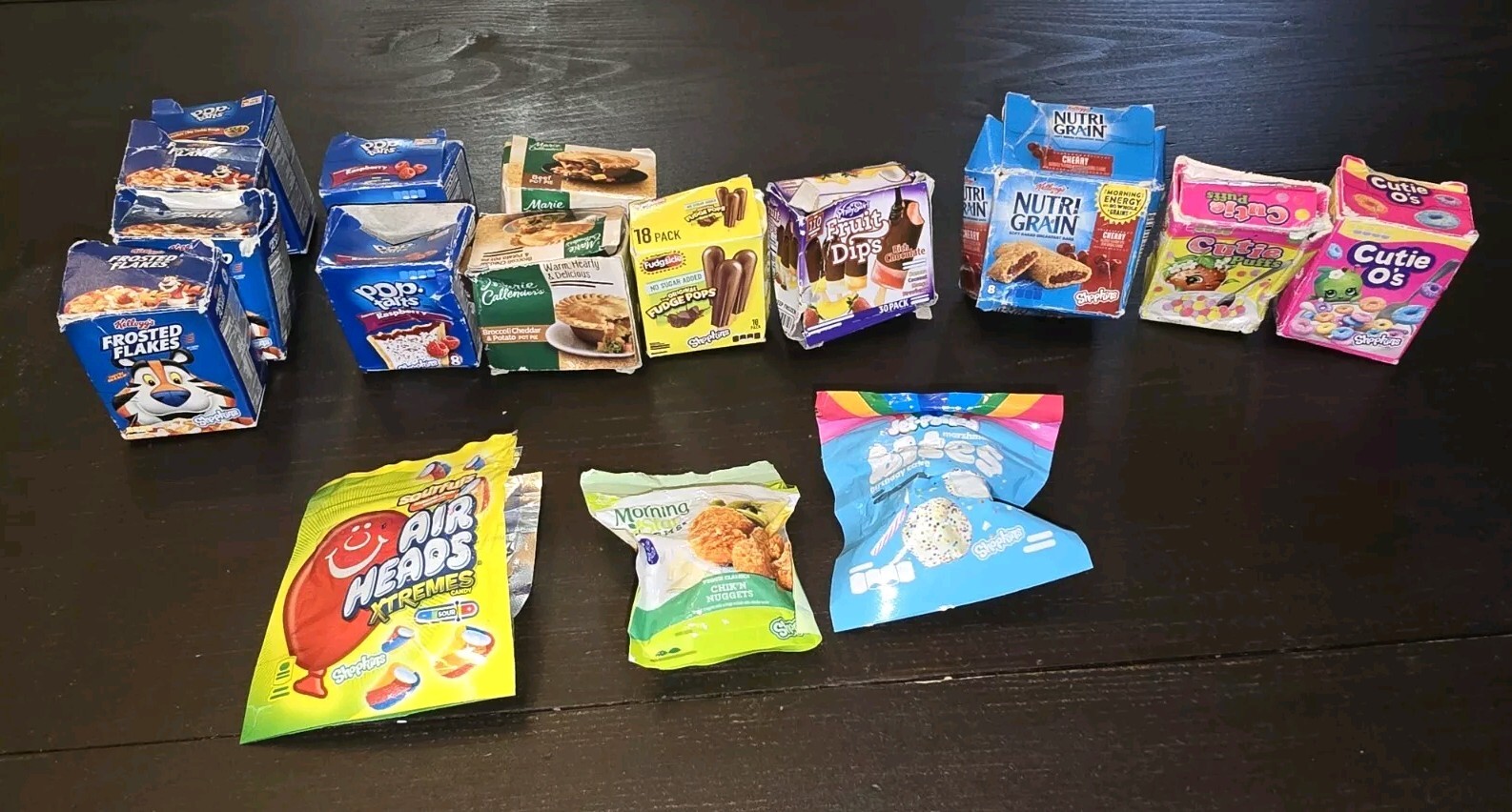 Shopkins Real Littles Micro Mart Mini Grocery Food Brands Assorted Lot Of 32 PC-image