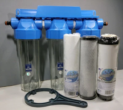 3 Stage HMA High Flow Water Filter KOI Pond Dechlorinator Chlorine Removal - Image 1 of 4