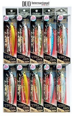 DUO Tide Minnow LANCE 110S Salzwasser Fischköder, Hard Bait , See Bass, Bluefish