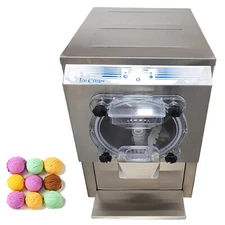 18-25L/h Frozen Hard Ice Cream Machine Commercial Gelato Yogurt Maker Desktop