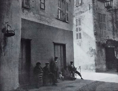 Arbeitszimmer eines Cafés, Calvi, Korsika 1926 von Gertrude Salaman 1887-1982
