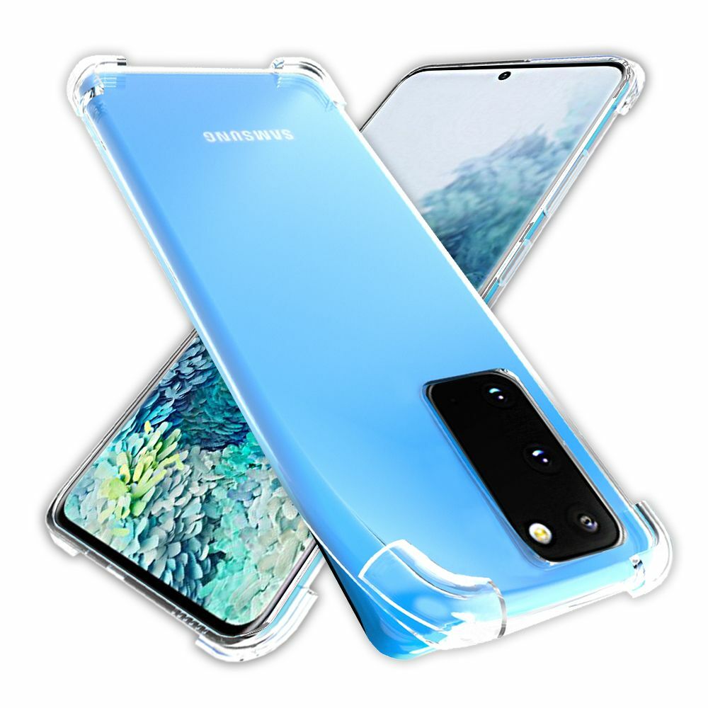 Cover Samsung Galaxy S20+, S20+ 5G Custodia Bordi Rinforzati Morbida Sottile