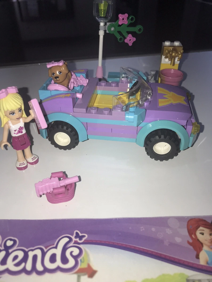 Lego friends sales pink car