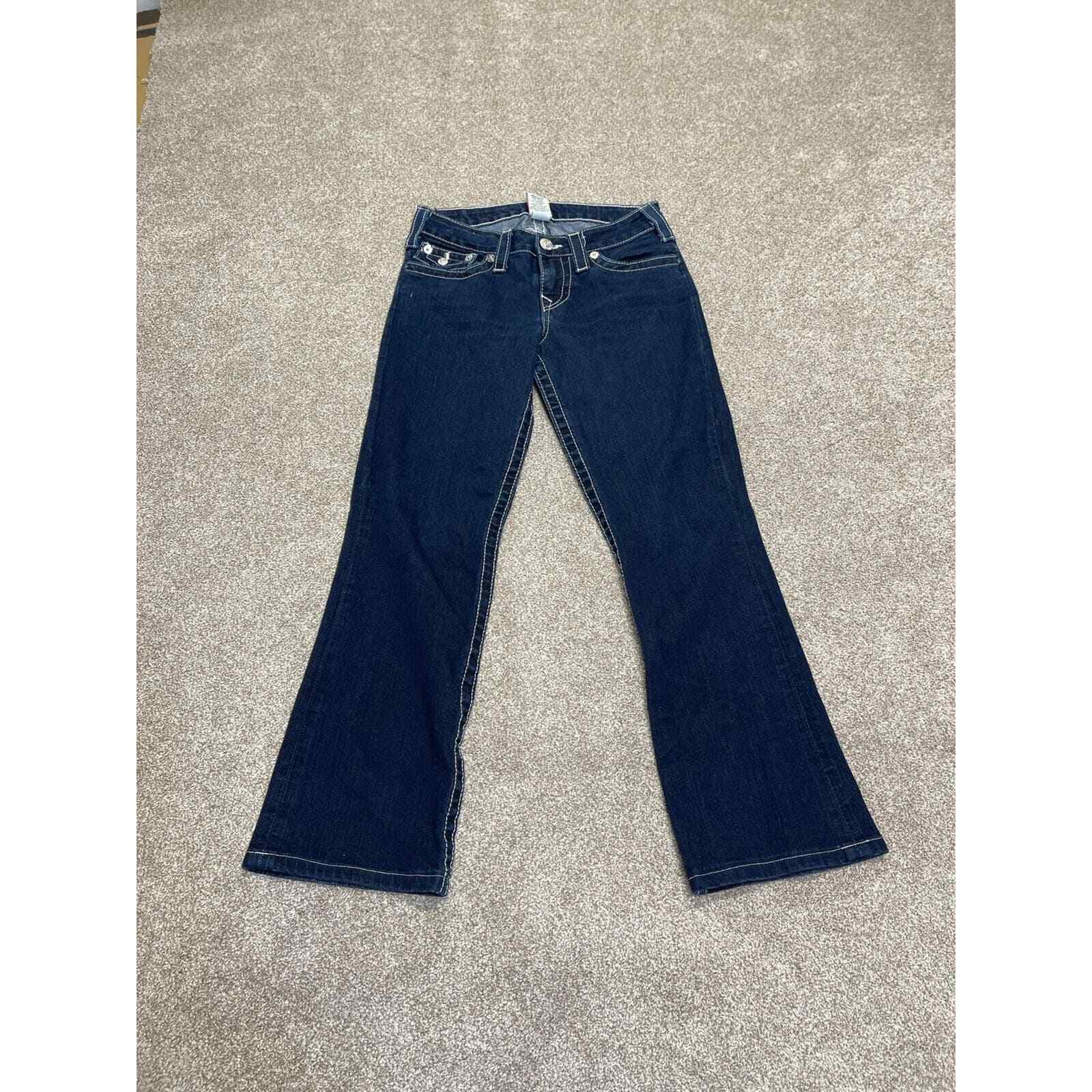 True religion bootcut jeans womens sz 29 blue jea… - image 4