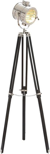 Instruments CO.Cinema Studio Floor Prop Light with Tripod Lamp Rustic Vintage