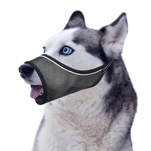 Dog Muzzle, Soft Mesh Muzzle for Large Medium Small Sized Dogs Anti Biting Ba...