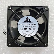 1PC New Delta TD12038HH 220V 0.14A 2-Wire AC Cooling Fan QW