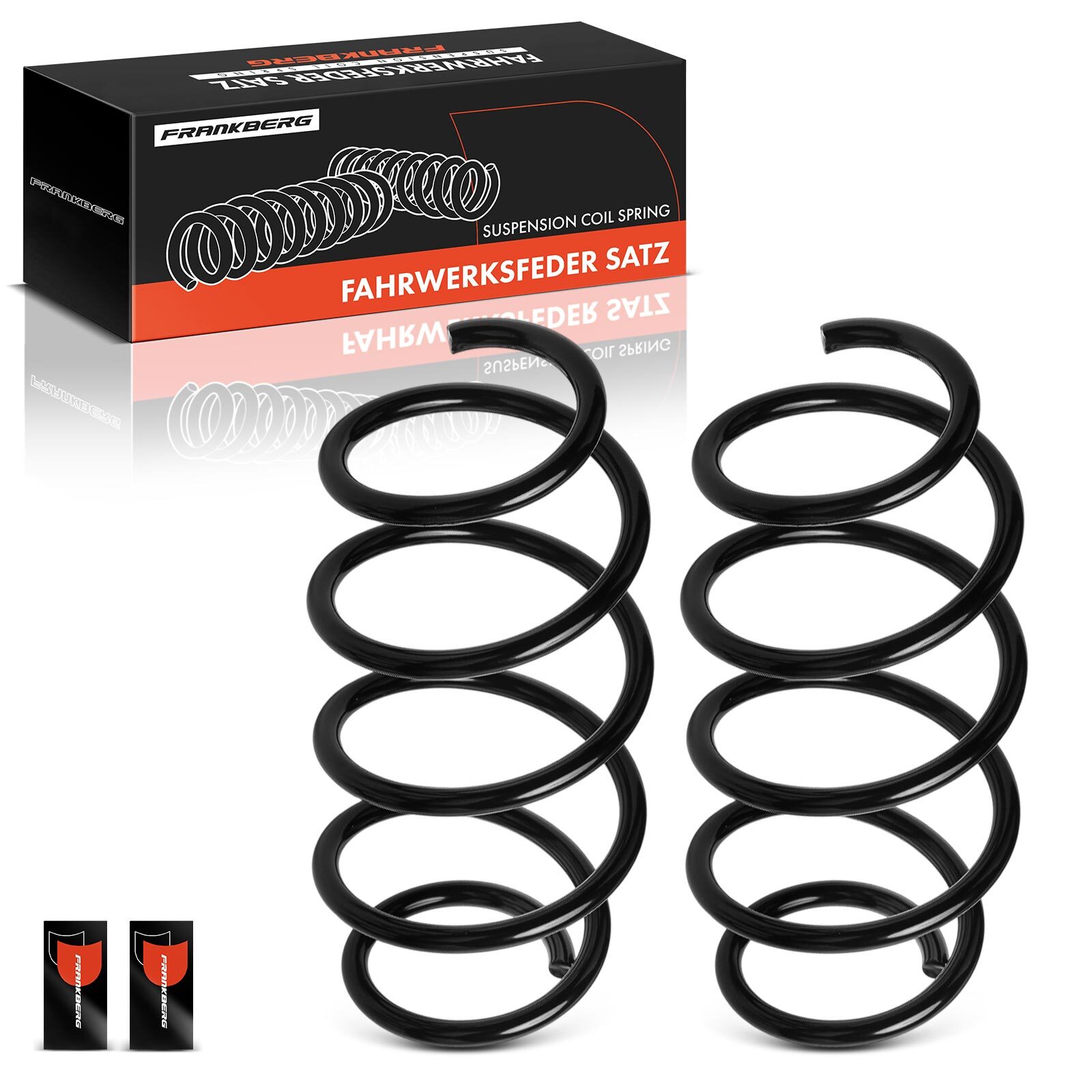Frankberg 2x Coil Spring Set for VW Golf 2008-2013 Beetle 2011-2019 Front RA1583