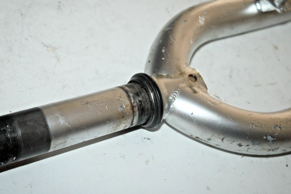 24" Kids MTB Bike Fork 11/8" Threaded 135mm 1070g Steel Canti Silver USA Ship - Image 4 of 4