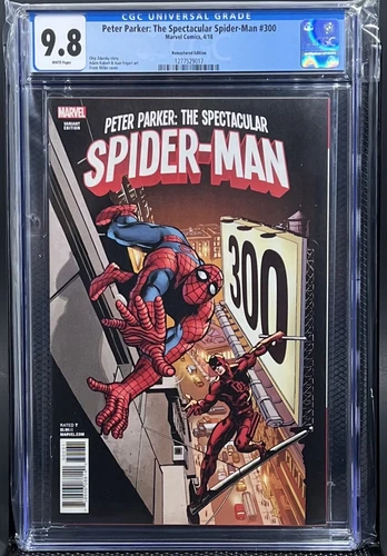 Peter Parker The Spectacular Spider-Man #300 1:500 Miller CGC 9.8 Remastered