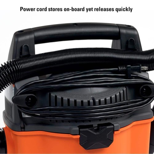 RIDGID Portable Wet Dry Vacuum 120-Volt Corded Cartridge Filter Hose 3-Gal. - Picture 9 of 15