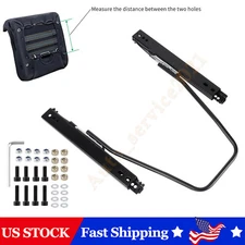 Heavy Duty Seat Slider Track Bracket Set Aessembly Kit for NRG Sparco Dual Lock