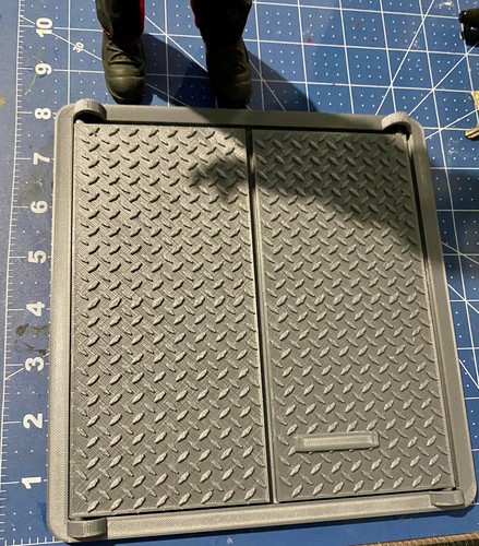 Custom Action Figur Diorama Zubehör Bürgersteig Keller Türen Keller Maßstab 1/6 - Bild 2 von 2
