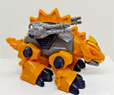 HAP-P-KID M.A.R.S. Dinoforce Cybotronix Yellow Stegosaurus Toy Un-Tested 