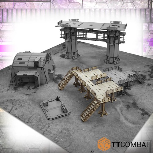 SFU-094 TTCombat - Sci-Fi-Utopia - Gantries - (Tabletop Terrain, Gelände) - Picture 2 of 8