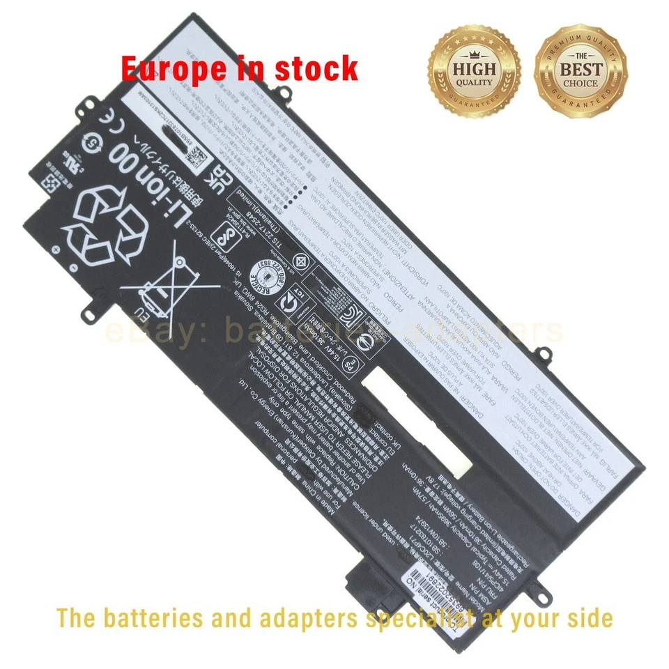 Original New 5B10W13973 Battery for Lenovo ThinkPad X1 YOGA GEN 6 - image 2 of 4