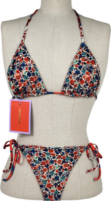 LA DOUBLEJ Wende-Bikini-Set bunt 2-teilig Moonflower UK M