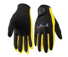 1.5mm Five Finger Neoprene Diving Wetsuit Gloves for Swimming Diving Snorkeli...