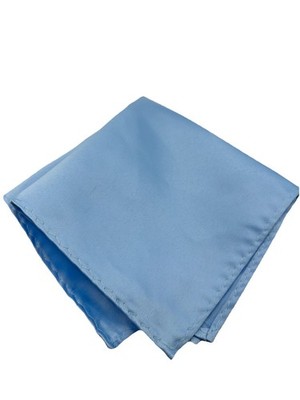Men s Light Blue Polyester Pocket Square Wedding Baby Shower Pageant