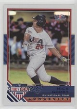 2017 Panini USA Baseball Stars & Stripes Longevity Sapphire 37/49 Nick Gorby c2a