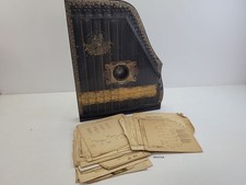 Cítara Meinel & Herold Klingenthal antiguo alrededor de 1900 instrumento musical #265734