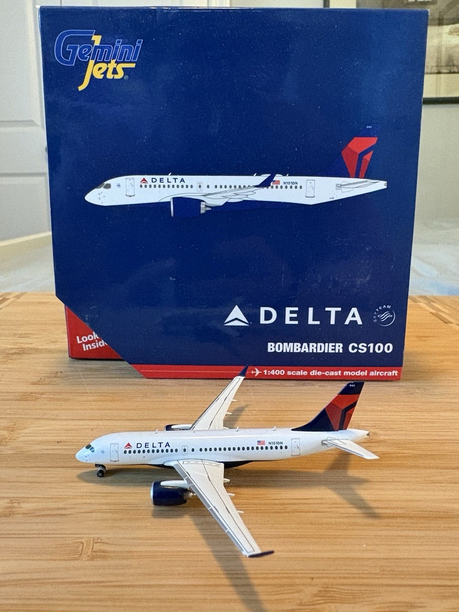 Delta Airlines Airbus A220 / CS100 Gemini Jets 1:400 Scale Model