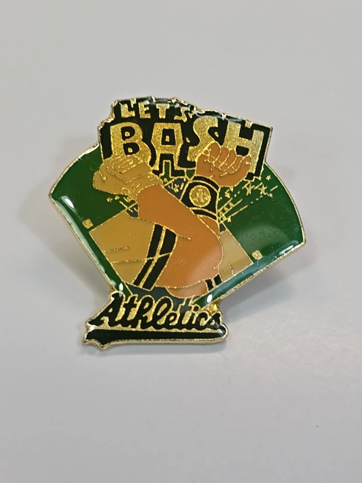 Let's Bash Oakland Athletics Lapel Pin Jose Canseco & Mark McGwire Home Runs - Image 2 of 4