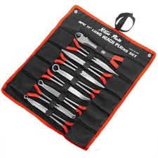 Xtremepowerus 9pc Long Reach Plier 11 Mechanics Electricians Craft W Pouch