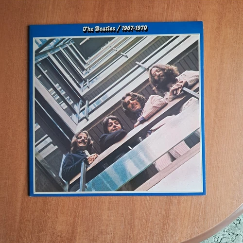 The Beatles 1967-1970 2 x 12" Vinyl LP Record Album PCSP 718 EMI, Lyric Sleeves